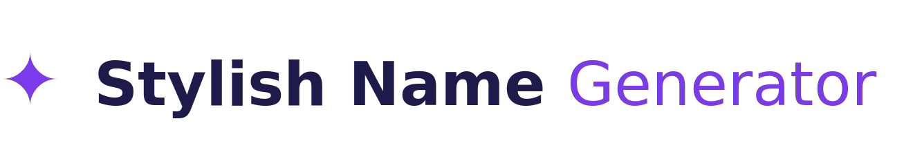 Stylish Name Generator Logo